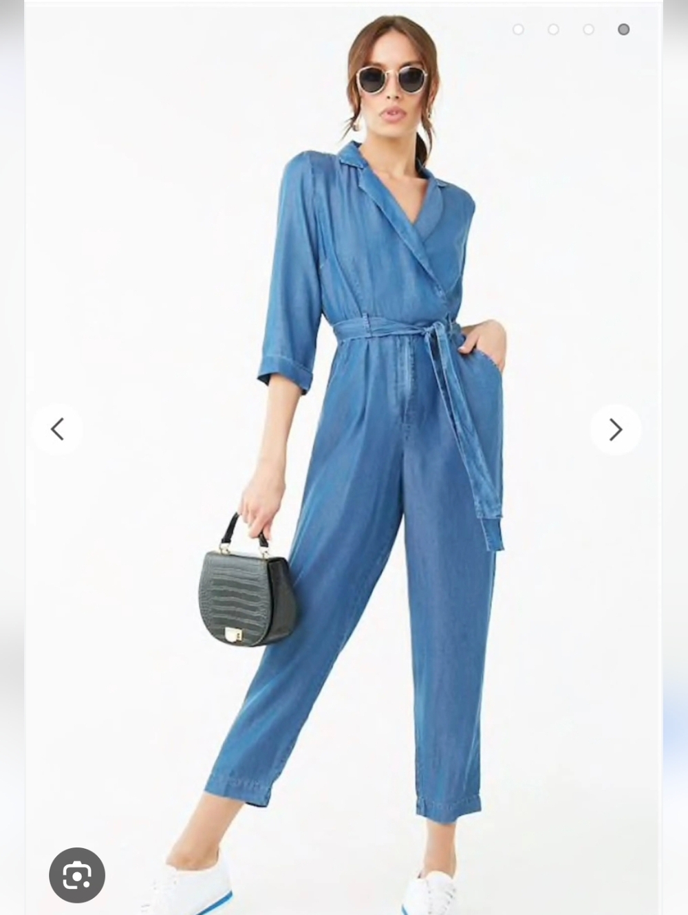 Forever 21 jumpsuit cotton denim NWT